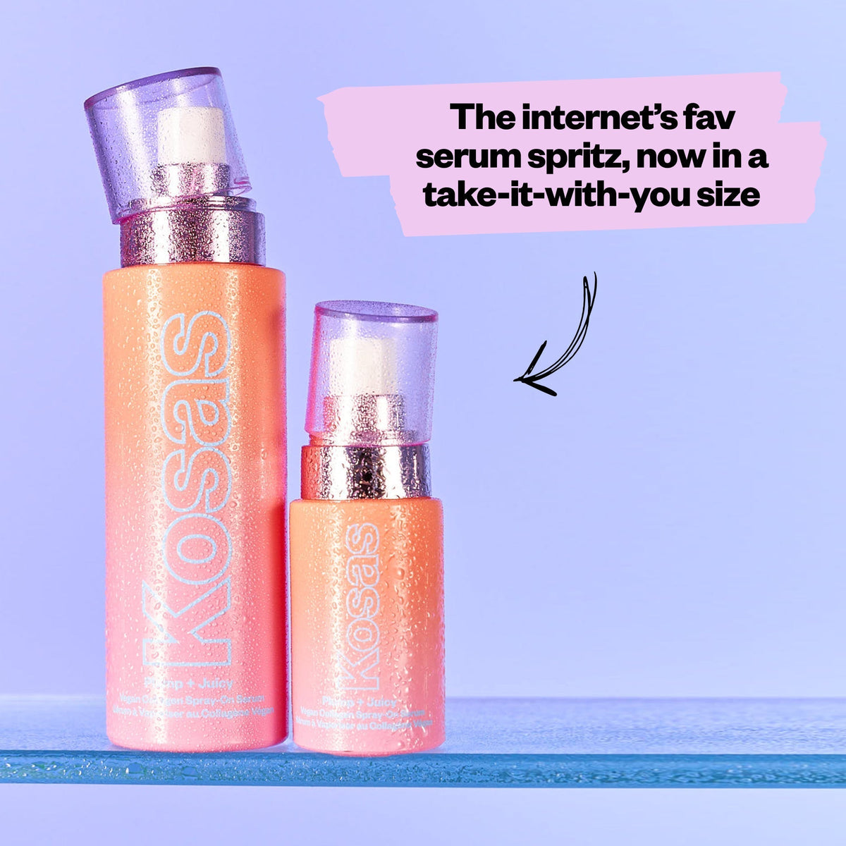 Mini Plump + Juicy Vegan Collagen Spray-On Serum